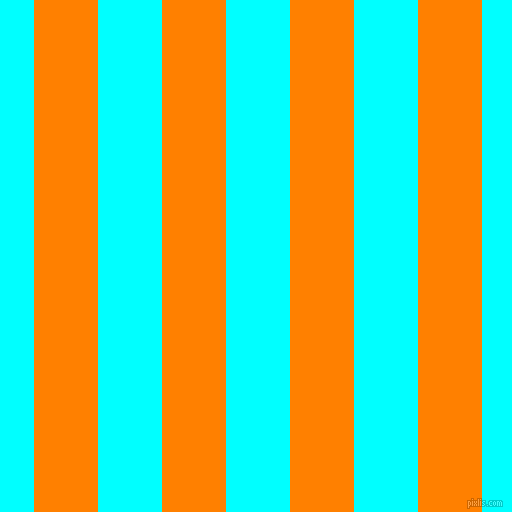 vertical lines stripes, 64 pixel line width, 64 pixel line spacing, Dark Orange and Aqua vertical lines and stripes seamless tileable