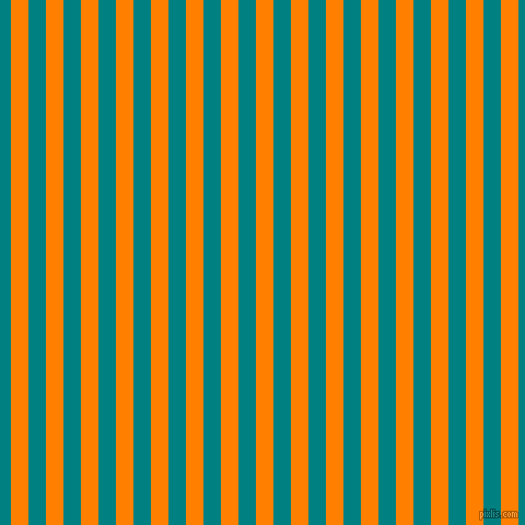 vertical lines stripes, 16 pixel line width, 16 pixel line spacing, Dark Orange and Teal vertical lines and stripes seamless tileable