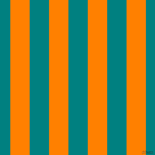vertical lines stripes, 64 pixel line width, 64 pixel line spacing, Dark Orange and Teal vertical lines and stripes seamless tileable