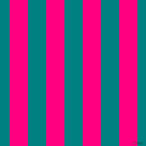vertical lines stripes, 64 pixel line width, 64 pixel line spacing, Deep Pink and Teal vertical lines and stripes seamless tileable