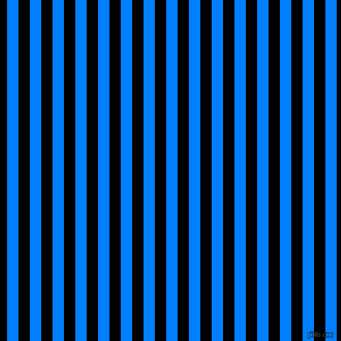 vertical lines stripes, 16 pixel line width, 16 pixel line spacing, Dodger Blue and Black vertical lines and stripes seamless tileable