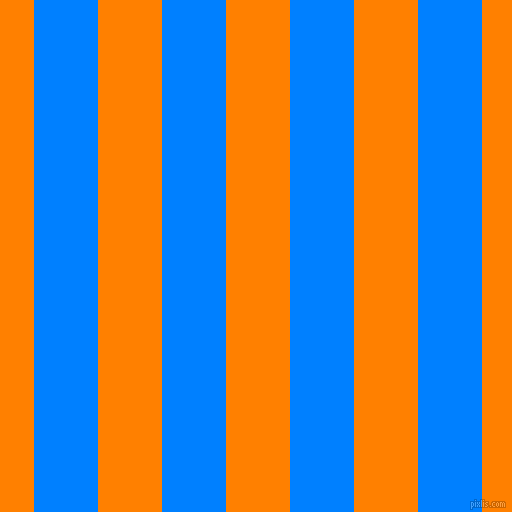 vertical lines stripes, 64 pixel line width, 64 pixel line spacing, Dodger Blue and Dark Orange vertical lines and stripes seamless tileable