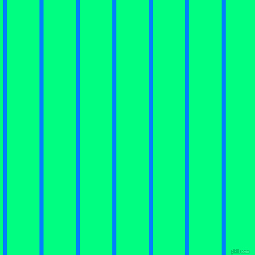 vertical lines stripes, 8 pixel line width, 64 pixel line spacing, Dodger Blue and Spring Green vertical lines and stripes seamless tileable