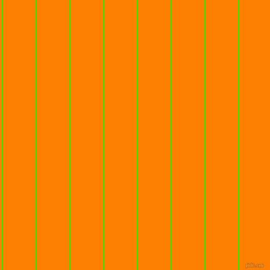 vertical lines stripes, 2 pixel line width, 64 pixel line spacing, Lime and Dark Orange vertical lines and stripes seamless tileable