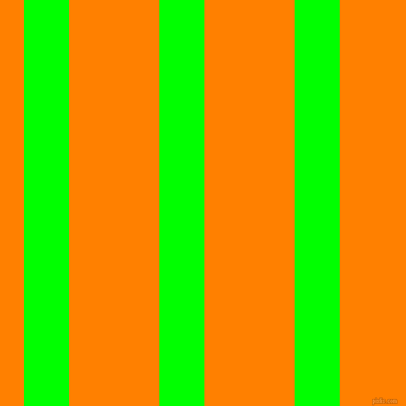 vertical lines stripes, 64 pixel line width, 128 pixel line spacing, Lime and Dark Orange vertical lines and stripes seamless tileable