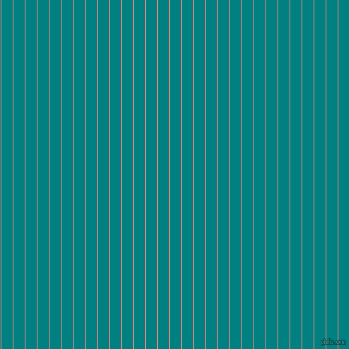 vertical lines stripes, 1 pixel line width, 16 pixel line spacing, Salmon and Teal vertical lines and stripes seamless tileable