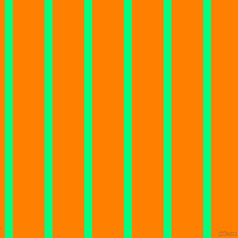vertical lines stripes, 16 pixel line width, 64 pixel line spacing, Spring Green and Dark Orange vertical lines and stripes seamless tileable
