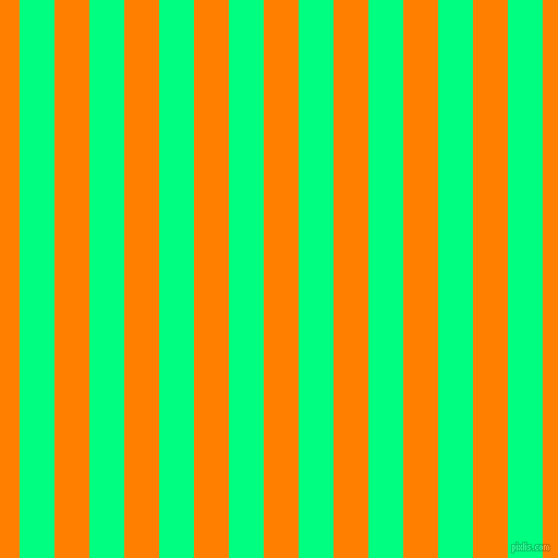 vertical lines stripes, 32 pixel line width, 32 pixel line spacing, Spring Green and Dark Orange vertical lines and stripes seamless tileable