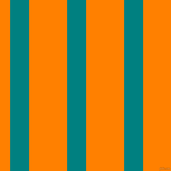 vertical lines stripes, 64 pixel line width, 128 pixel line spacing, Teal and Dark Orange vertical lines and stripes seamless tileable
