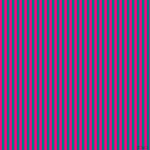 vertical lines stripes, 8 pixel line width, 8 pixel line spacing, Teal and Deep Pink vertical lines and stripes seamless tileable