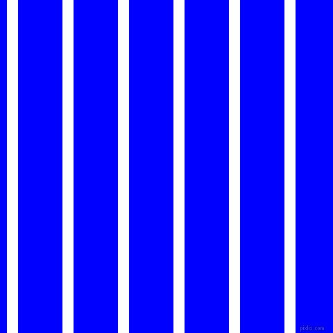 vertical lines stripes, 16 pixel line width, 64 pixel line spacing, White and Blue vertical lines and stripes seamless tileable