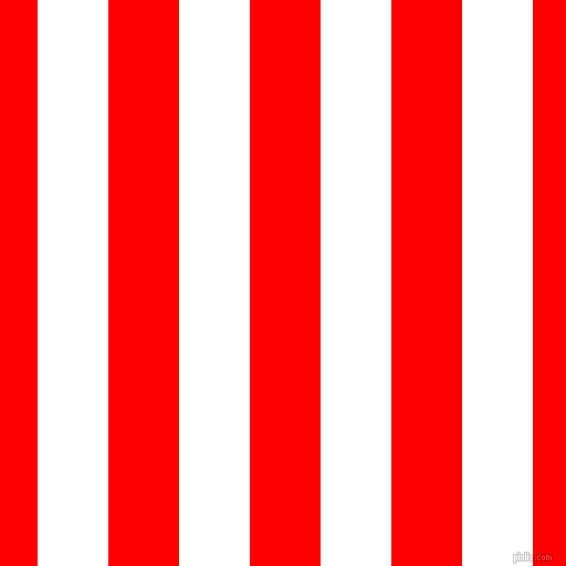 vertical lines stripes, 64 pixel line width, 64 pixel line spacing, White and Red vertical lines and stripes seamless tileable