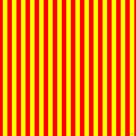 vertical lines stripes, 16 pixel line width, 16 pixel line spacing, Yellow and Red vertical lines and stripes seamless tileable