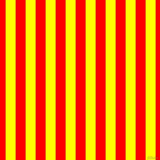 vertical lines stripes, 32 pixel line width, 32 pixel line spacing, Yellow and Red vertical lines and stripes seamless tileable