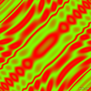 , Chartreuse and Red wavy plasma ripple seamless tileable