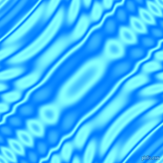 Dodger Blue and Electric Blue wavy plasma ripple seamless tileable
