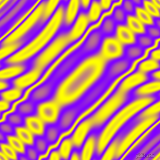 , Electric Indigo and Yellow wavy plasma ripple seamless tileable
