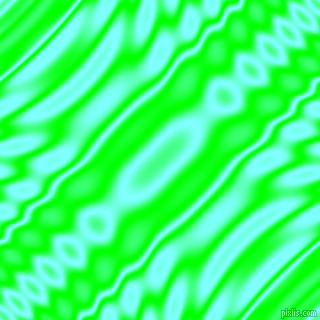 Lime and Electric Blue wavy plasma ripple seamless tileable