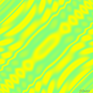 , Mint Green and Yellow wavy plasma ripple seamless tileable