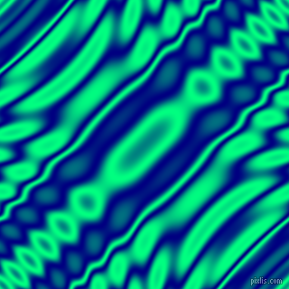 , Navy and Spring Green wavy plasma ripple seamless tileable