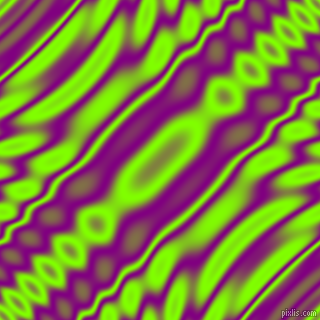 , Purple and Chartreuse wavy plasma ripple seamless tileable