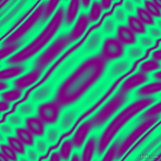 Spring Green and Purple wavy plasma ripple seamless tileable