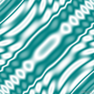 , Teal and White wavy plasma ripple seamless tileable