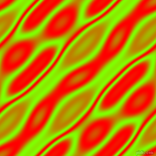Chartreuse and Red wavy plasma seamless tileable