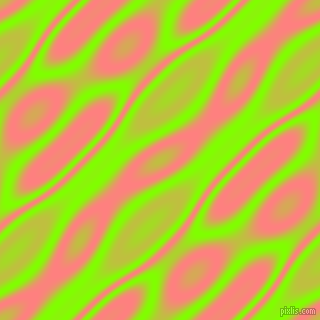 , Chartreuse and Salmon wavy plasma seamless tileable