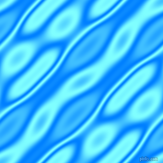 Dodger Blue and Electric Blue wavy plasma seamless tileable