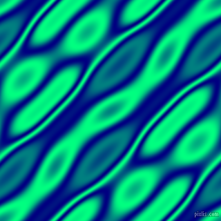 Navy and Spring Green wavy plasma seamless tileable